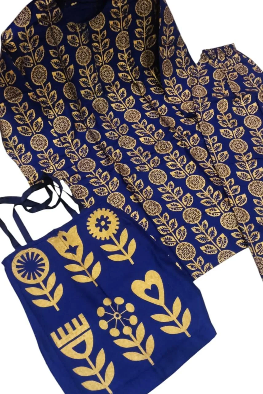 2 Pcs Women's Stitched Linen Printed Shirt And Trouser