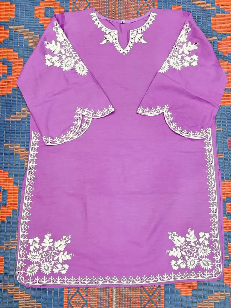 3 Pcs Women's Stitched Lawn Embroidered Suit