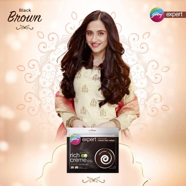 Dark Brown Hair Dye Cream Pack of 4
