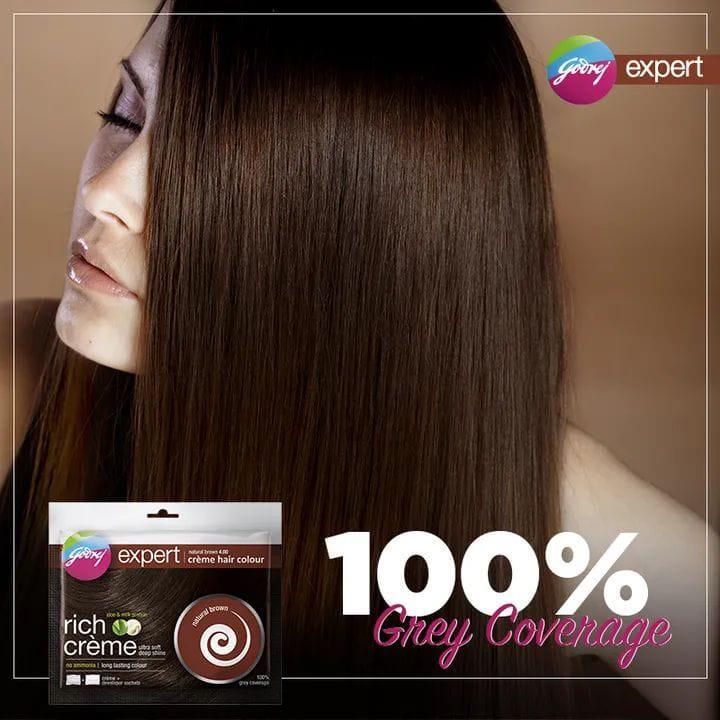 Dark Brown Hair Dye Cream Pack of 4
