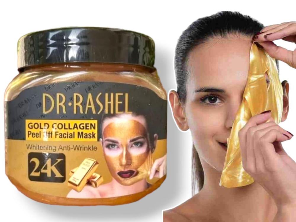 24K Gold Collagen Peel Off Facial Mask for Radiant Skin