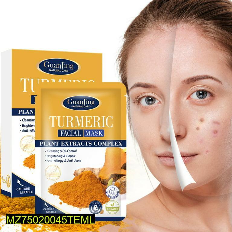 Turmeric Facial Mask for Acne Prone Skin Brightening & Clear