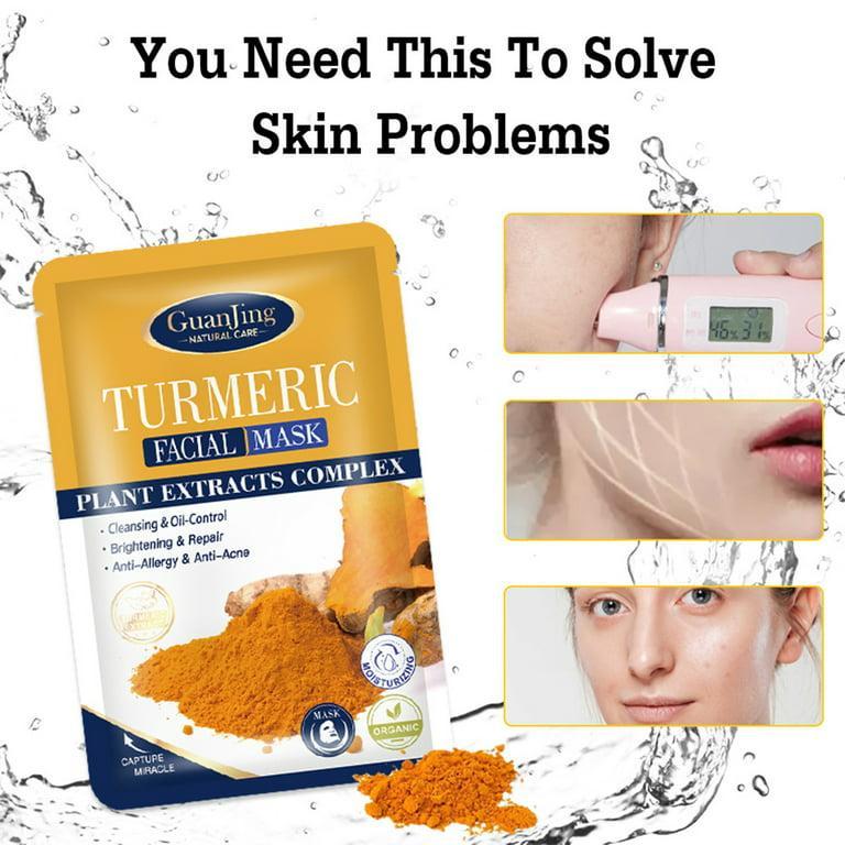 Turmeric Facial Mask for Acne Prone Skin Brightening & Clear