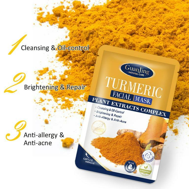 Turmeric Facial Mask for Acne Prone Skin Brightening & Clear