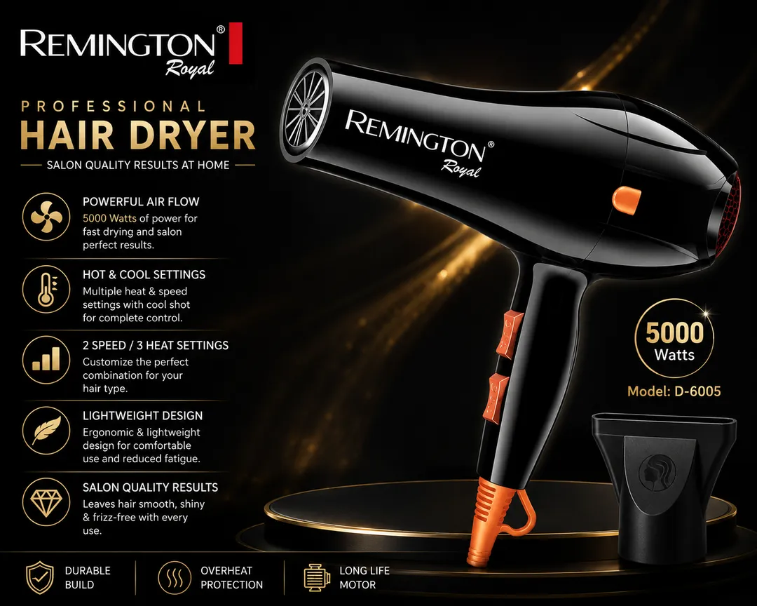 Remington Professional Hair Dryer D-6005