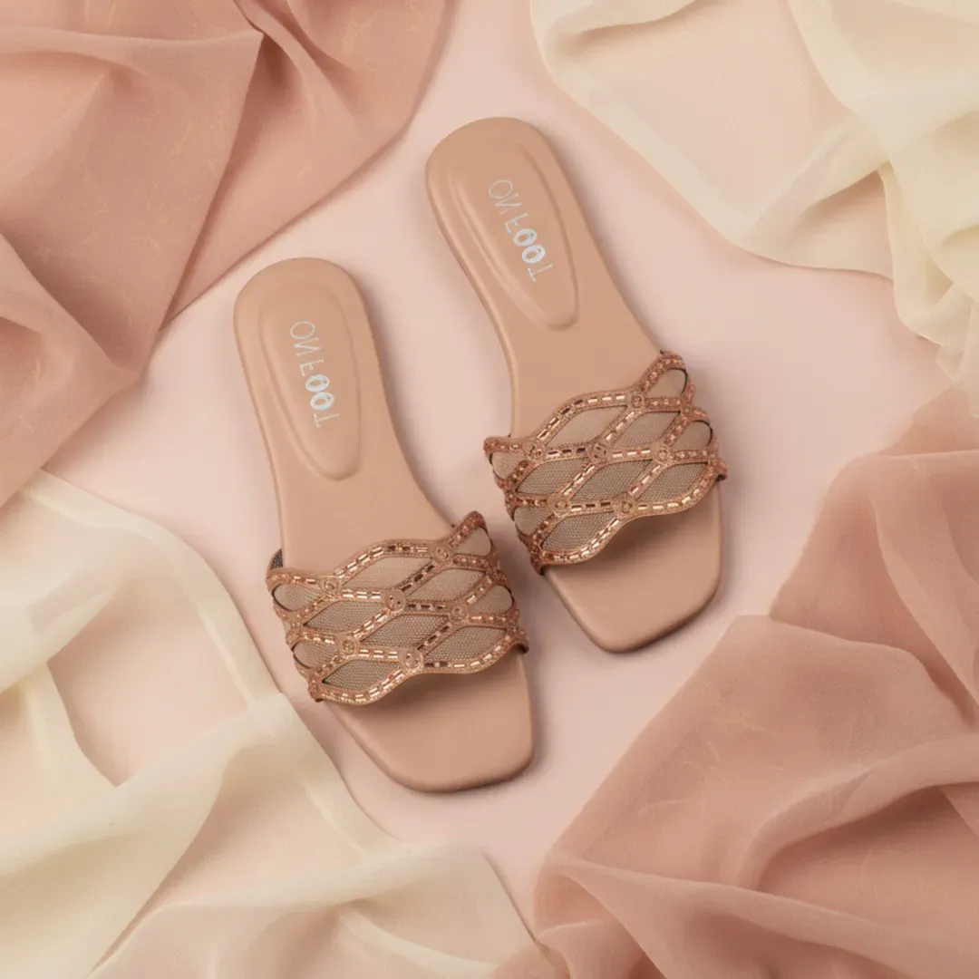 Women's Pink Gemstone Sandals Size 36-41