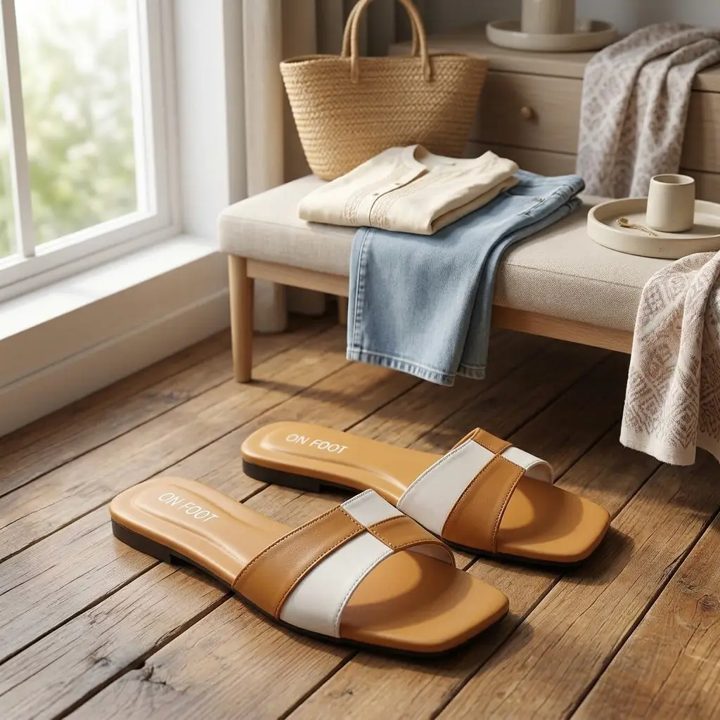 Monochrome Cross Slides - 005 - Orange