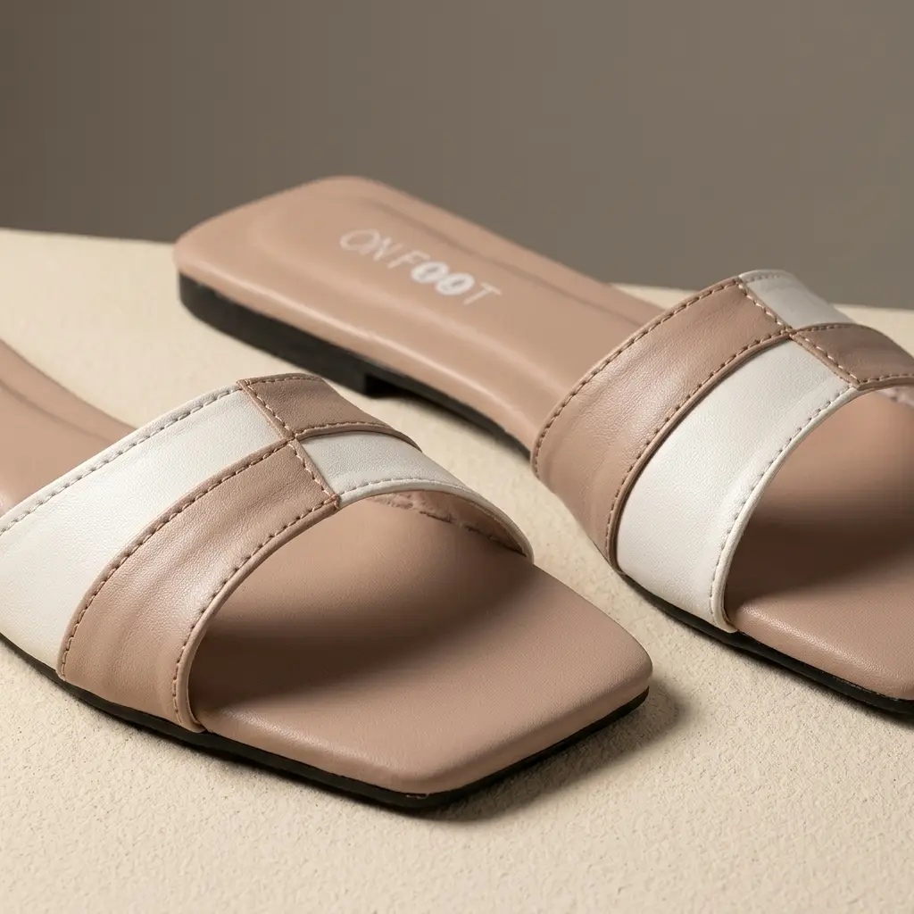Monochrome Cross Slides - 005 - Pink