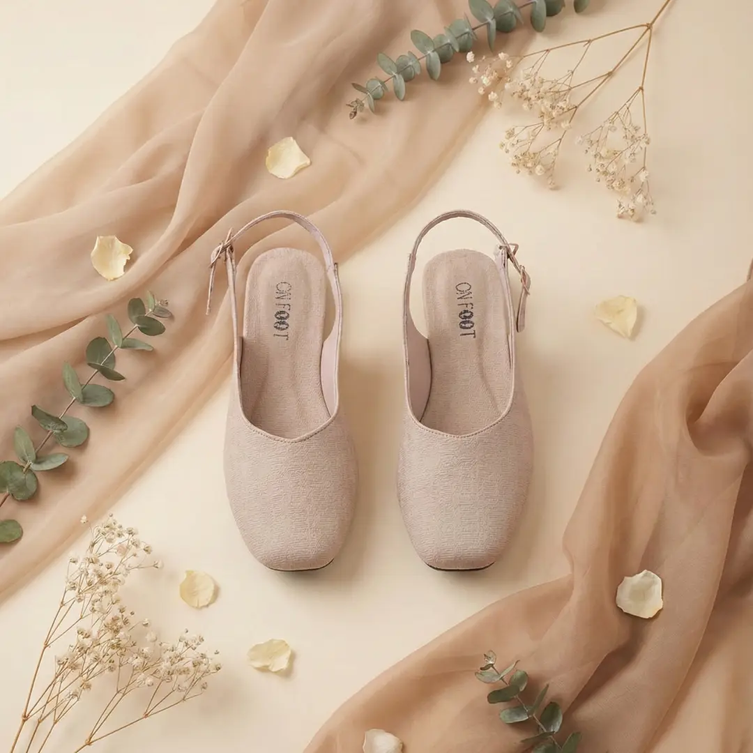 Slingback Shoes - 046 - Fawn