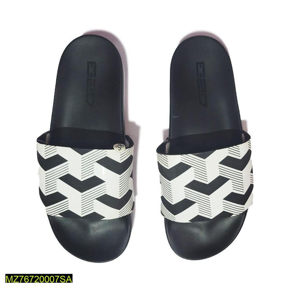 Women Rubber Chappals Black Casual New Arrival Pakistan