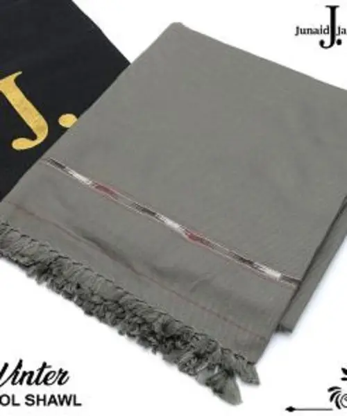1 Pc Men's Wool Plain Shawl