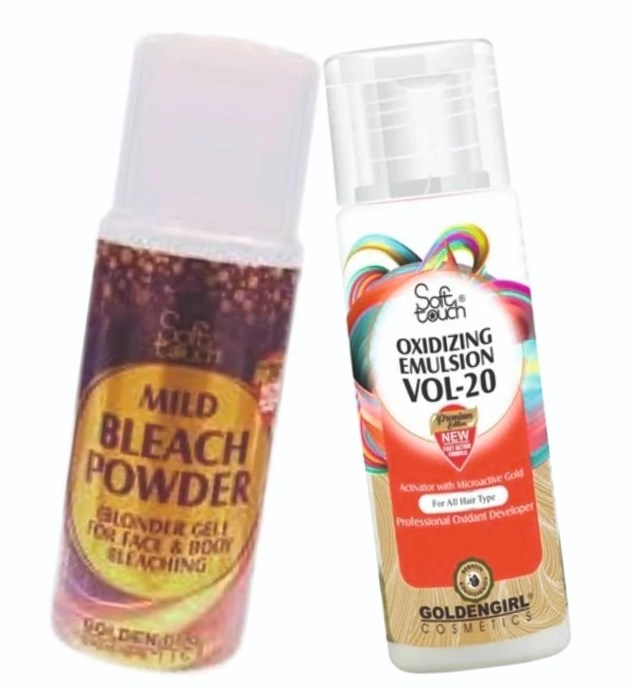 Bleach Powder Mild And Oxidizing Emulsion 20 Vol - Pack Of 2
