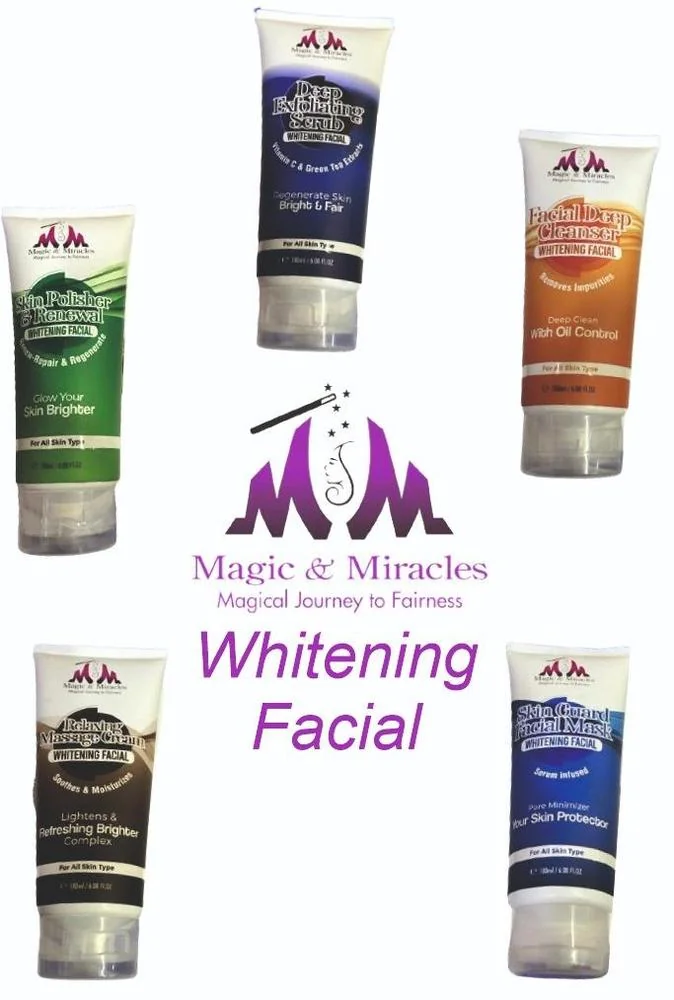 Whitening And Brightening Facial Kit, Pack Of 5