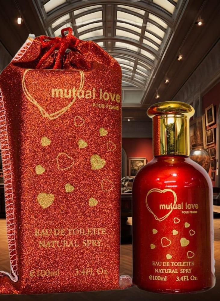 Mutual Love Perfume 100ml Red Glass Bottle for Women