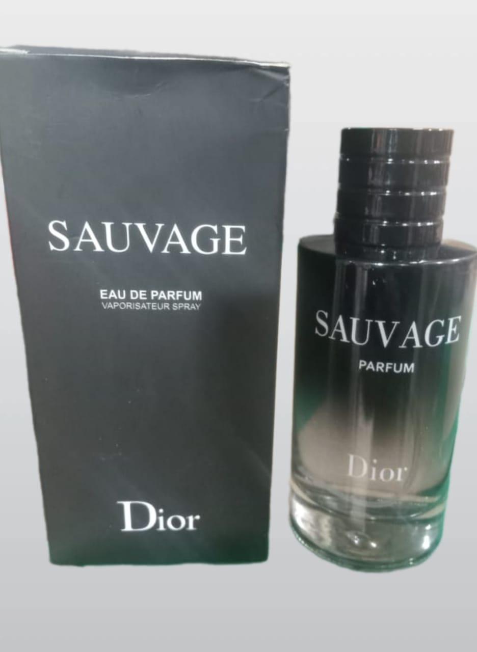 Sauvage Perfume for Men 100ml Black Glass Bottle