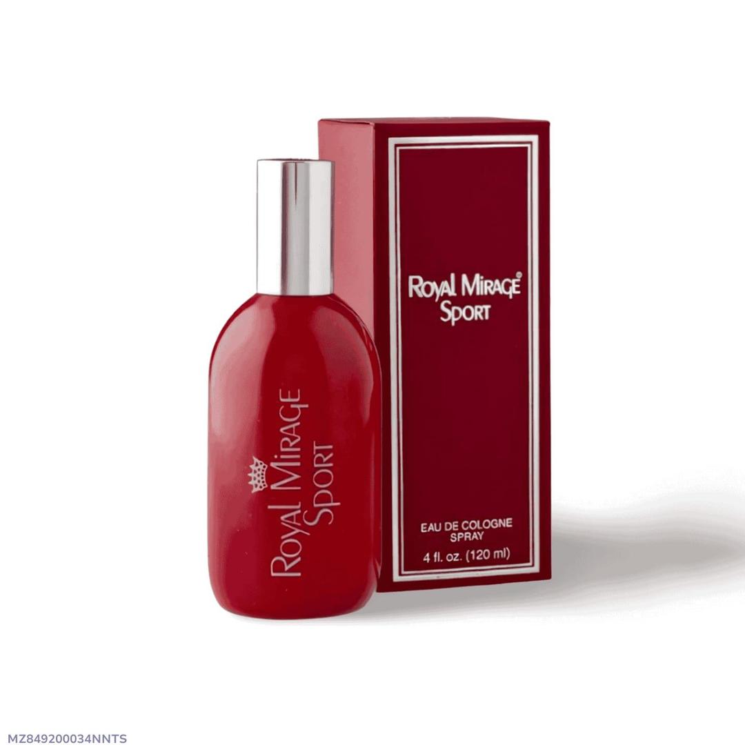 Royal Mirage Sport Eau de Cologne Spray 120ml Red Bottle