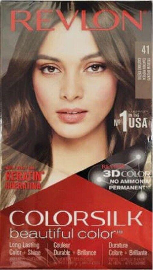 Revlon Colorsilk Beautiful Color Brown Medium Gray Coverage