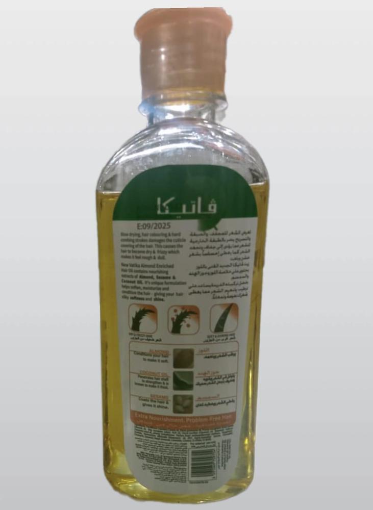 Vatika Almond Hair Oil 100ml Glass Bottle