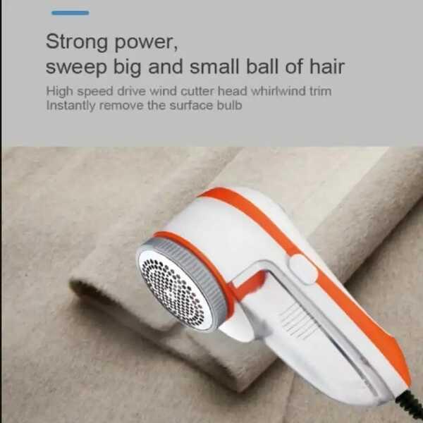 Electric Lint Remover White Blue Portable 3W