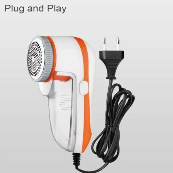 Electric Lint Remover White Blue Portable 3W