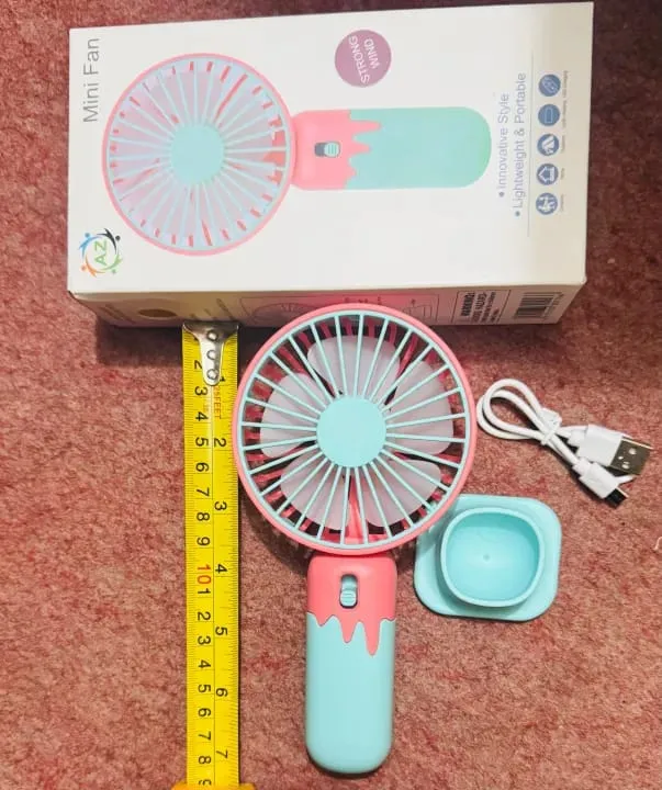 Easy To Use Rechargeable Fan Ultra-Portable Design