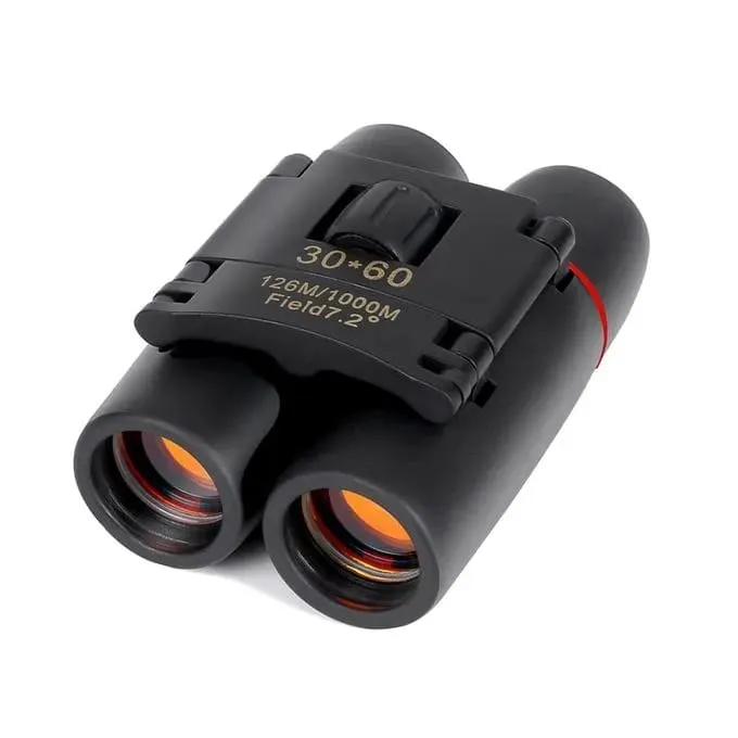 30-60 Clear Vision Binoculars Black ABS Camping Gear
