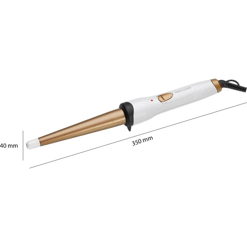 Portable Ionized Curling Iron Rod White 25mm