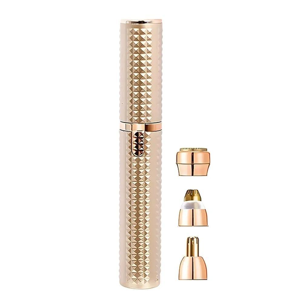 Rechargeable 3-in-1 Facial Hair Remover & Eyebrow Trimmer for Women