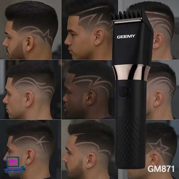 Geemy GM871 Hair Trimmer USB Rechargeable