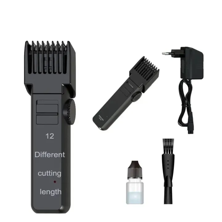 Rechargeable Men's Hair Trimmer RF-610 Black 2mm-18mm