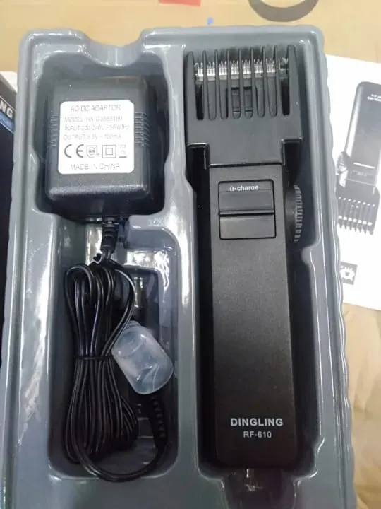 Rechargeable Men's Hair Trimmer RF-610 Black 2mm-18mm