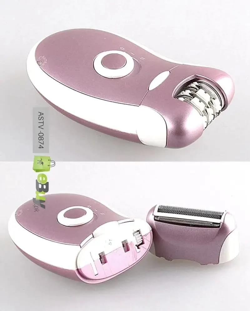 Maroon 2-in-1 Hair Removal Shaver for Women