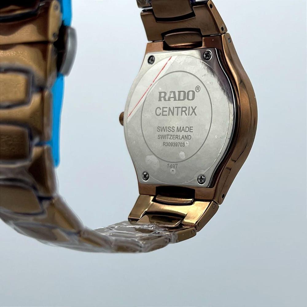 Men's Stainless Steel Rose Gold Watch with Day & Date Display