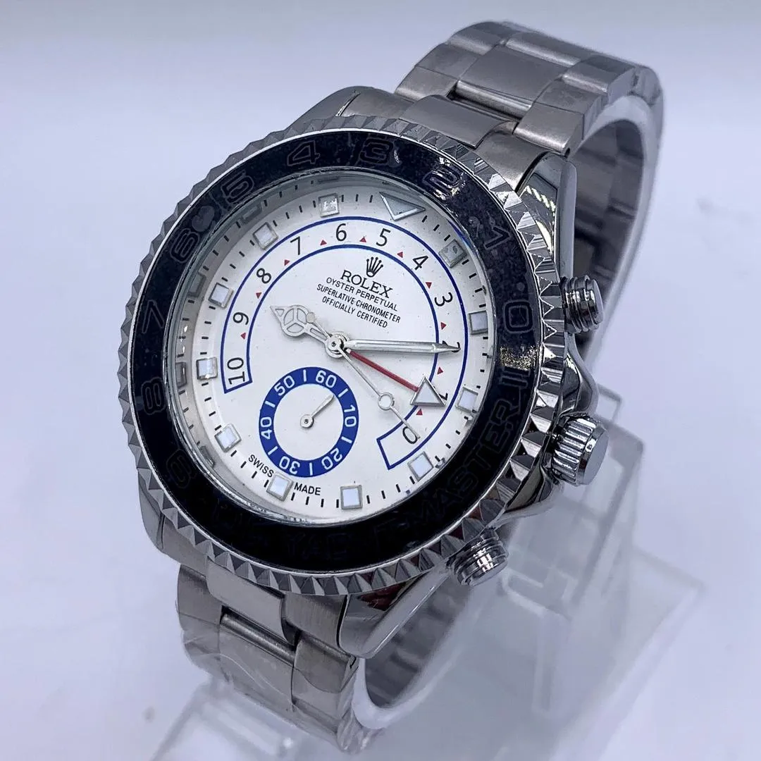 Men's Quartz Water Resistant Stainless Steel Watch Silver