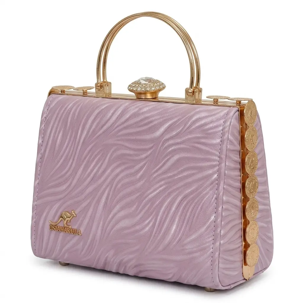 Women's PU Leather Textured Hand Bag