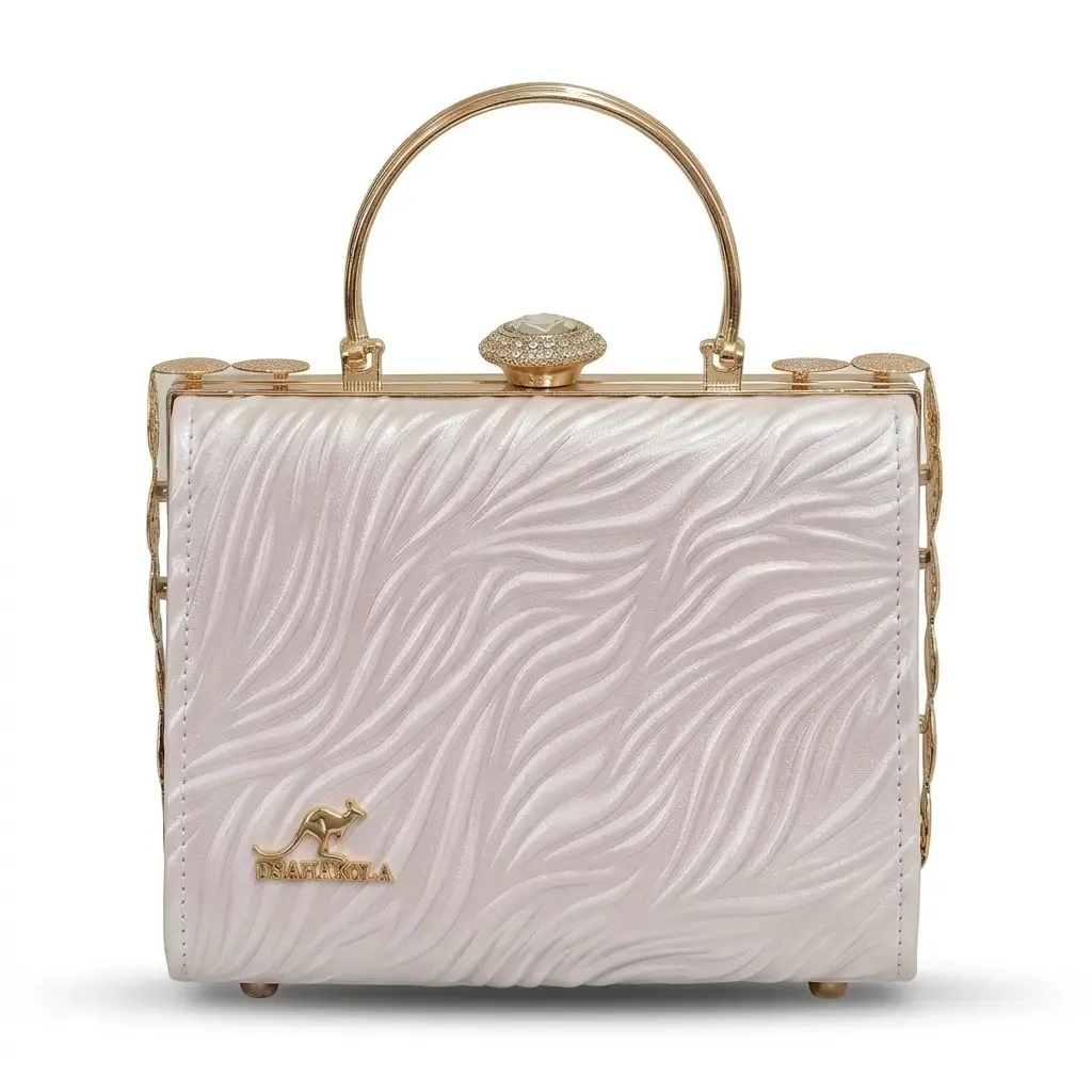 Women's PU Leather Textured Hand Bag