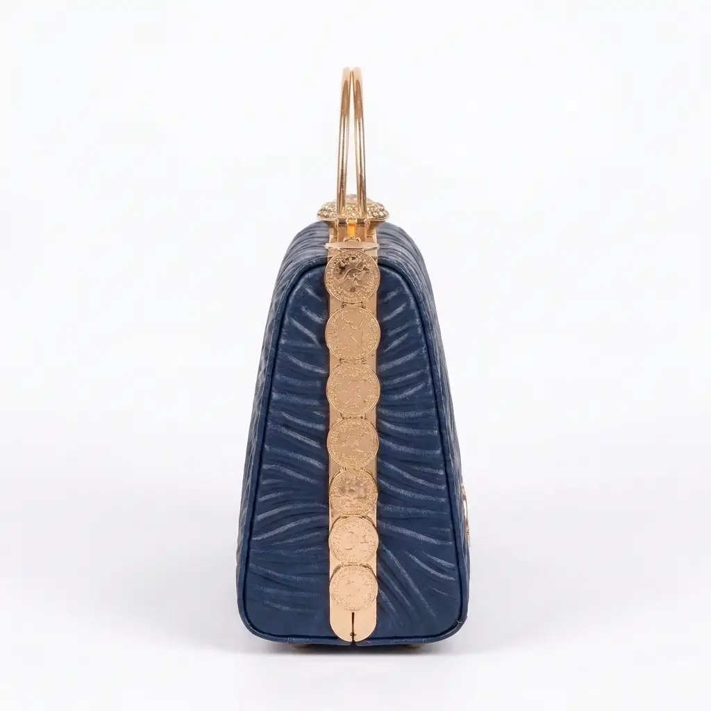 Women's PU Leather Textured Hand Bag