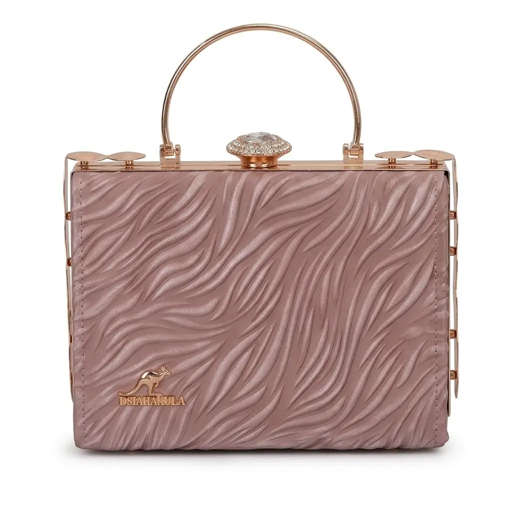 Women's PU Leather Textured Hand Bag