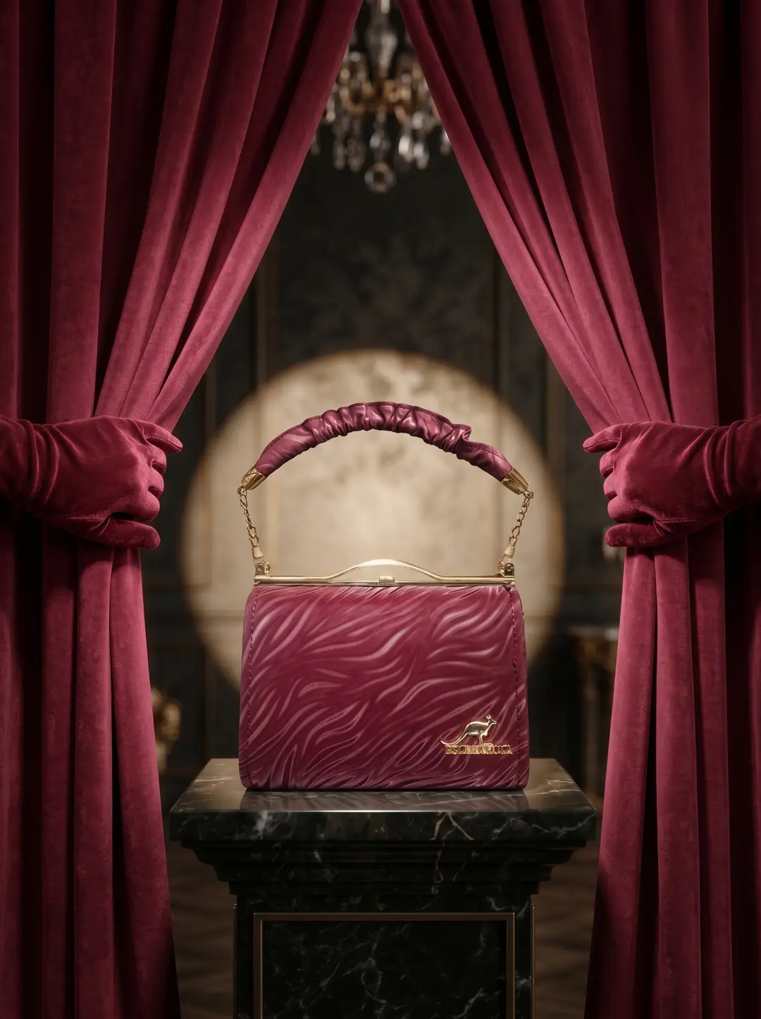 Women's PU Leather Plain Hand Bag
