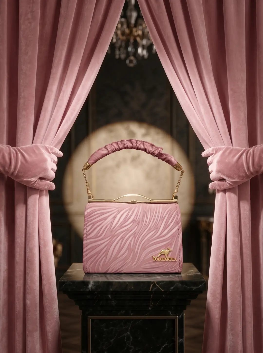 Women's PU Leather Plain Hand Bag