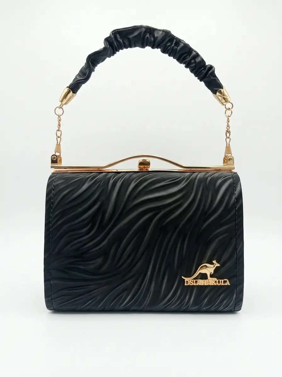 Women's PU Leather Plain Hand Bag