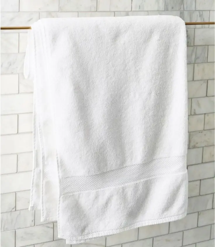 1 Pc Cotton Plain Bath Towel