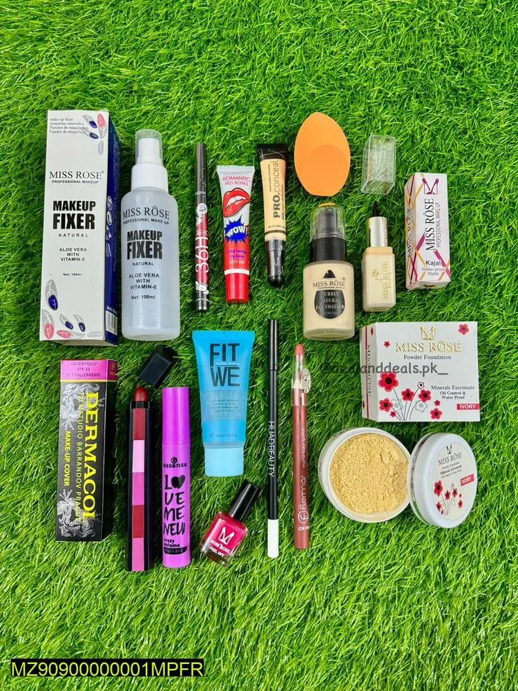 15-Piece Makeup Set for Daily & Party Wear