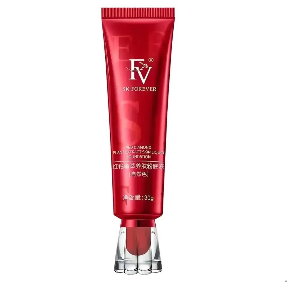 Foundation Red Tube 30g Waterproof Flawless Base