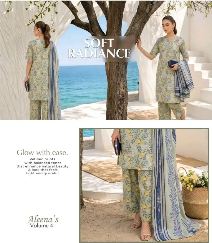 3 Pcs Women's Unstitched Digital Print Suit