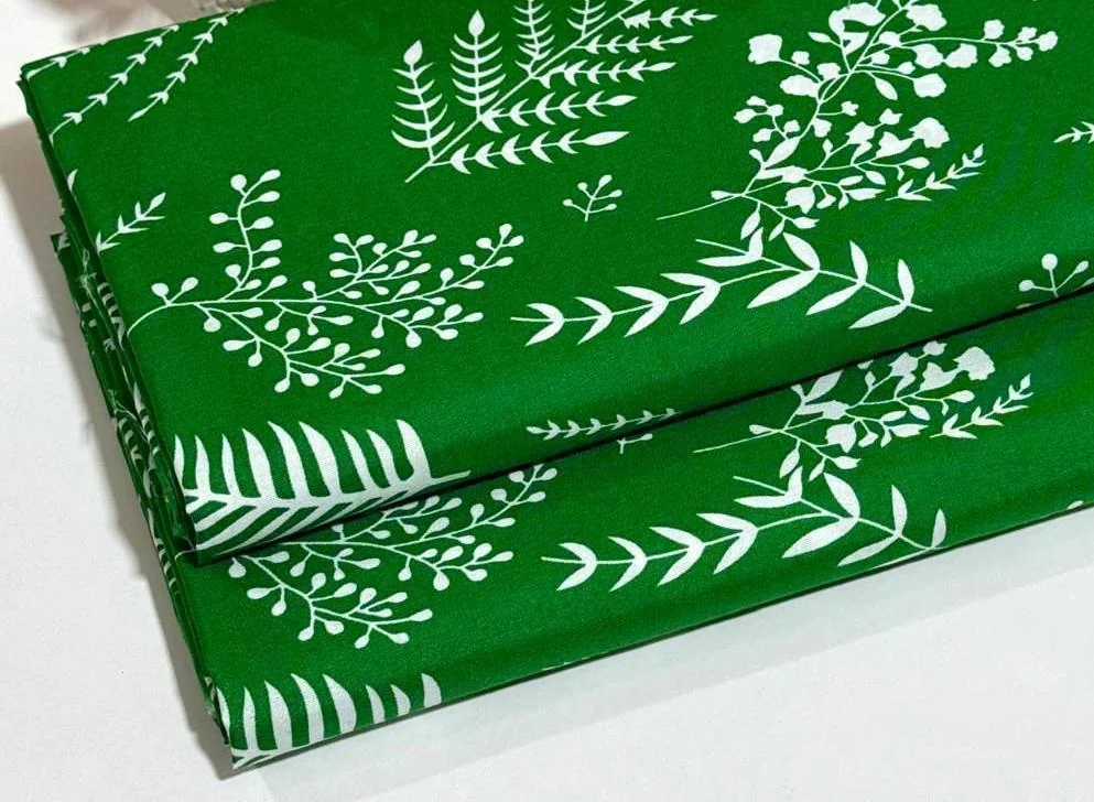 2 Pcs Women's Unstitched Printed Suit