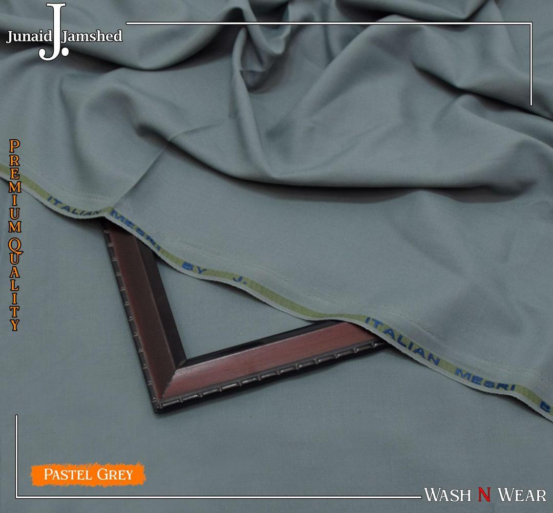 Men's Wash & Wear Suit Pastel Grey Summer