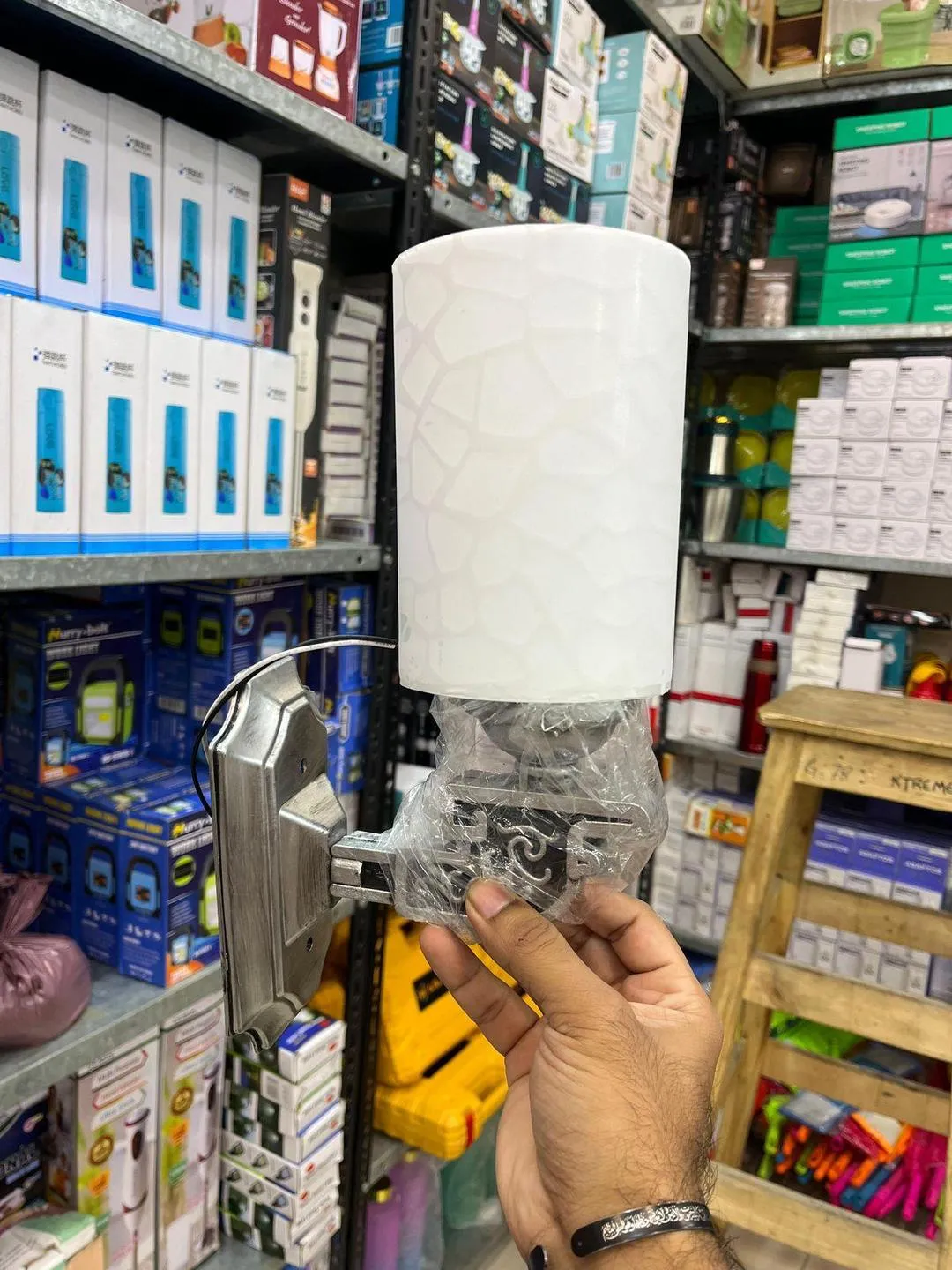 Modern White Quartz Wall Lamp ABS Plastic DIY