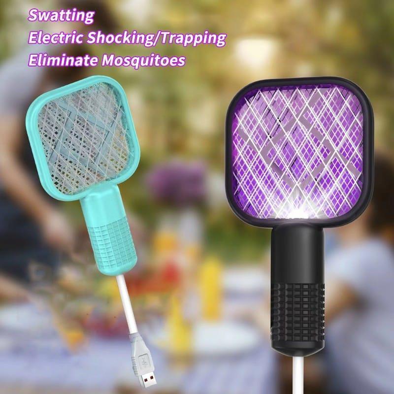 Electric Mosquito Swatter White ABS Lightweight