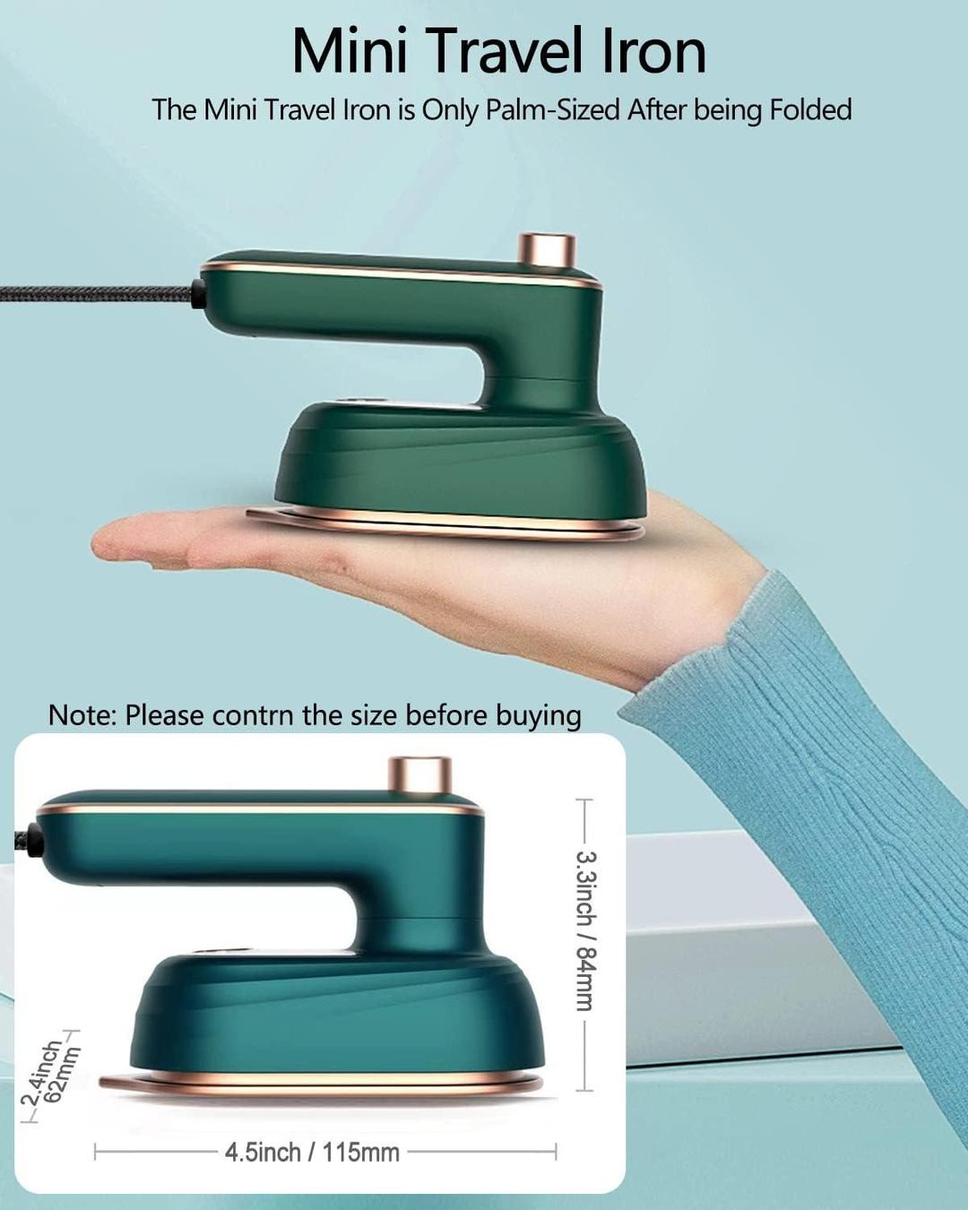 Stylish Steam Iron Green Rose Gold Pakistan